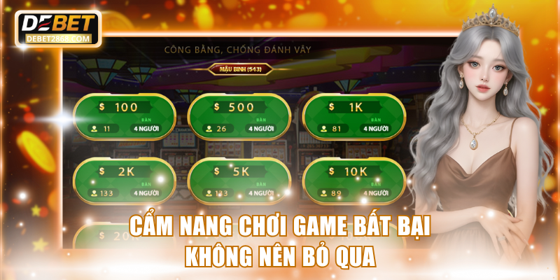 Cẩm nang chơi game bất bại không nên bỏ qua