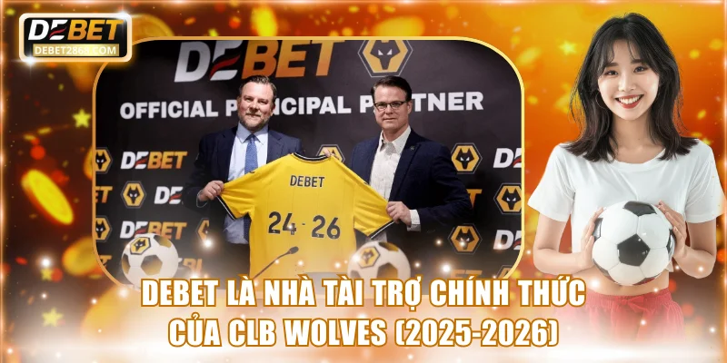 Debet là nhà tài trợ chính thức của CLB WOLVES (2025-2026)